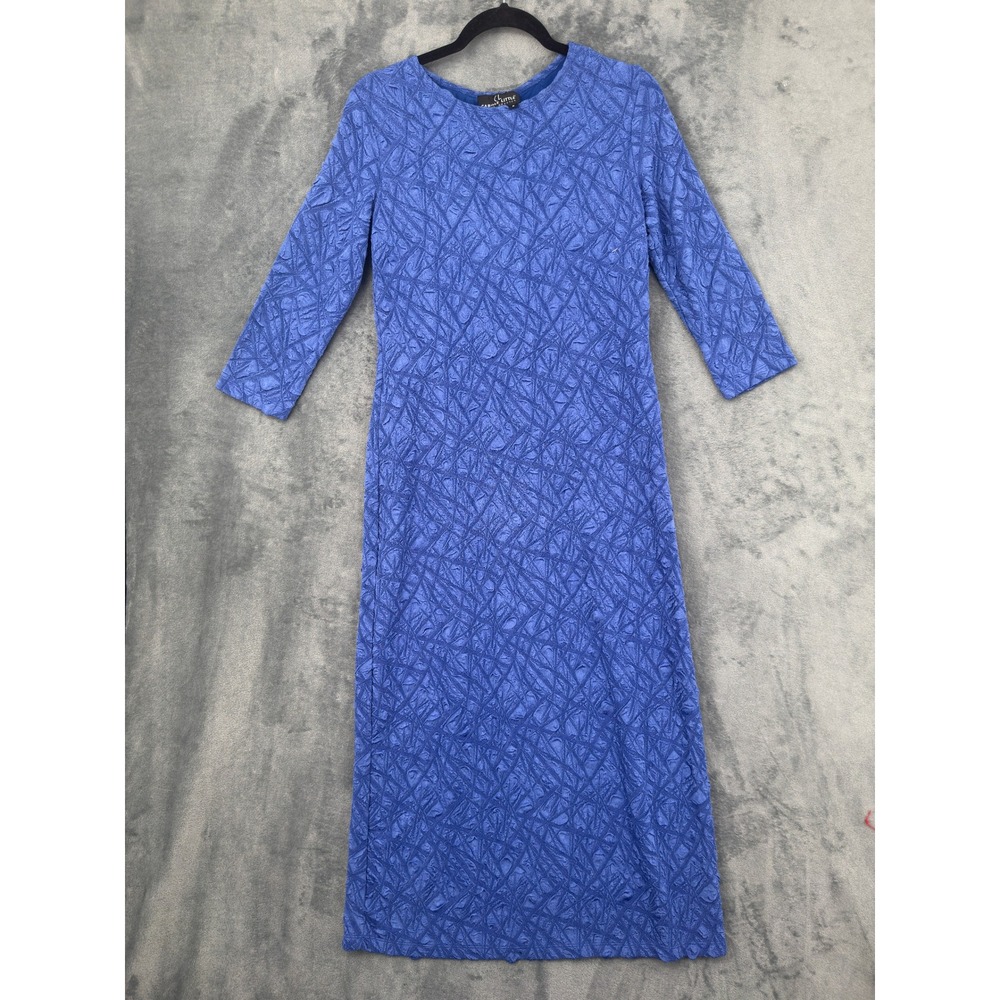 Carole Little Dress Womens Size 8 Petite Midi Textured Stretch Office Career